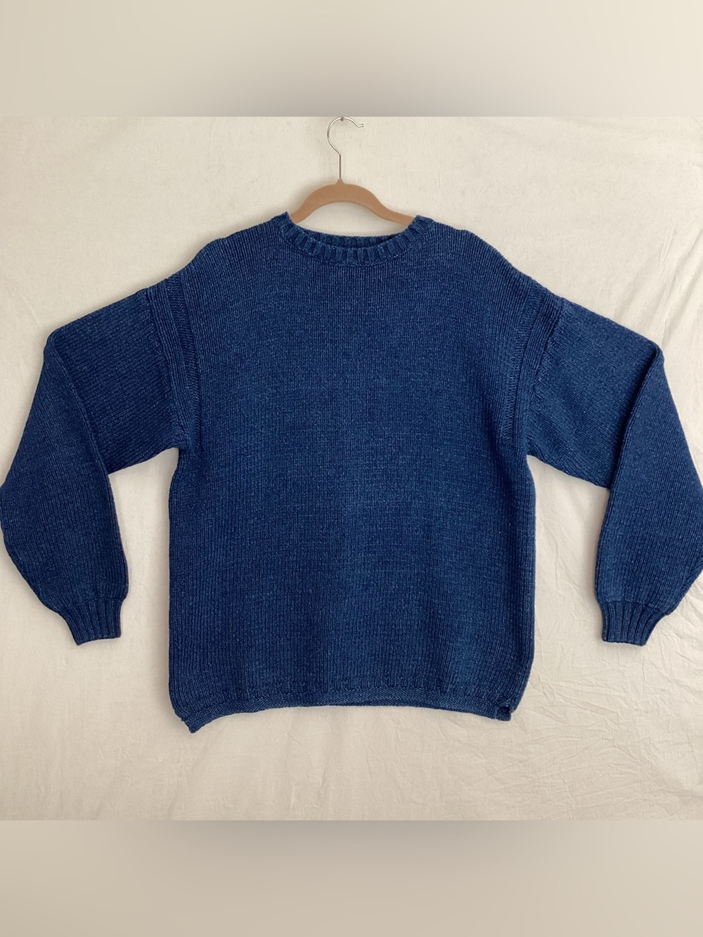 Vintage 1990s GAP crewneck fisherman-style shaker heavy knit sweater made in USA